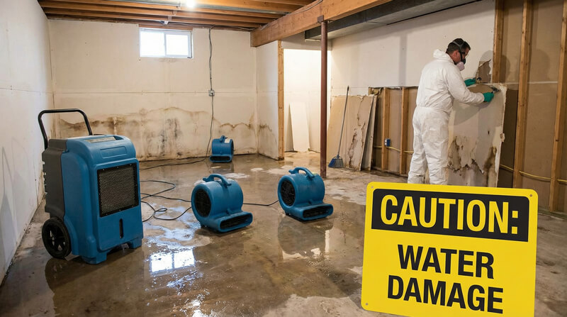 Complete property restoration after water damage